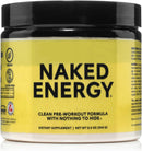 Naked Energy Pre-Workout 240g - 50 Porciones | Sin Sabor | 200mg Cafeína Natural | bhorganic