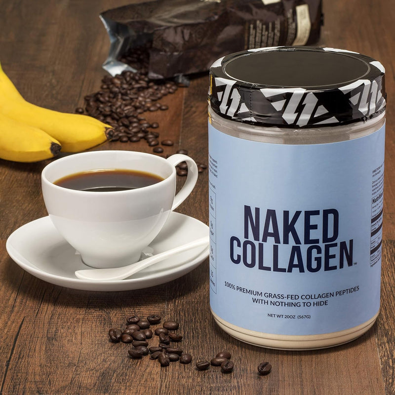 Naked Collagen Péptidos de Colágeno Bovino 567g - 60 Porciones | Sin Sabor | bhorganic