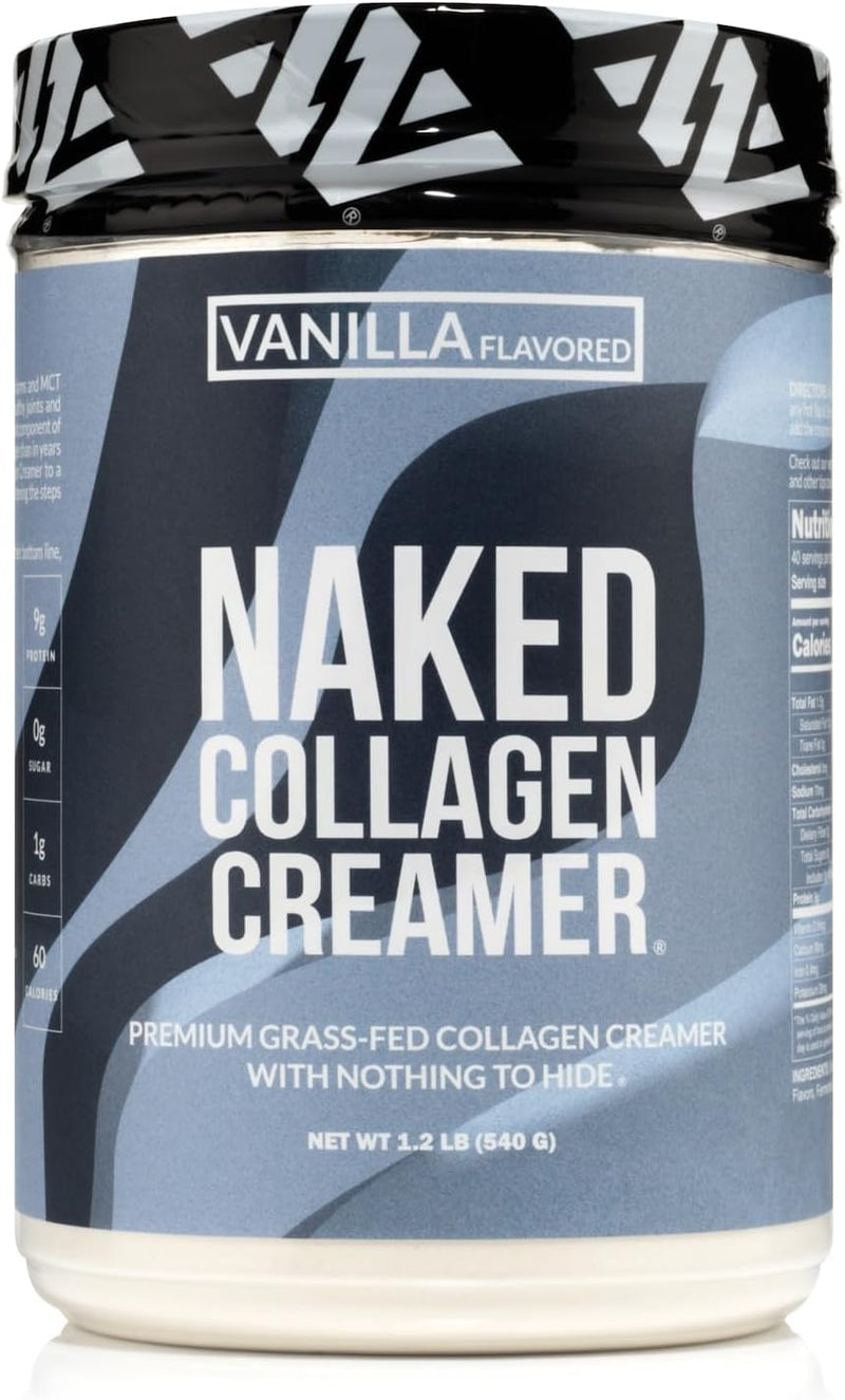 Naked Collagen Creamer Vainilla 540g - 40 Porciones | Con MCT | Sabor Natural | bhorganic