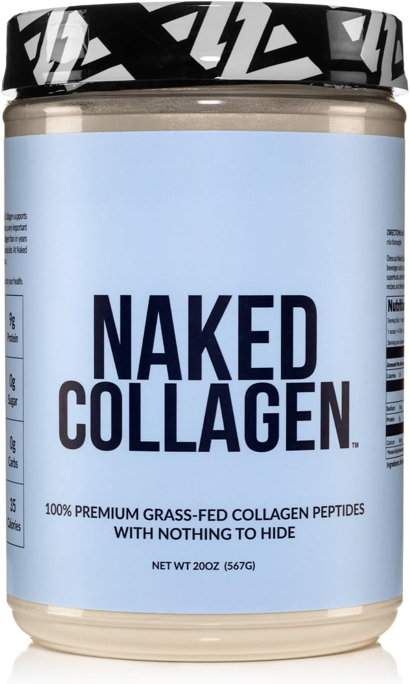 Naked Collagen Péptidos de Colágeno Bovino 567g - 60 Porciones | Sin Sabor | bhorganic