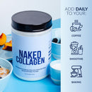 Naked Collagen Péptidos de Colágeno Bovino 567g - 60 Porciones | Sin Sabor | bhorganic