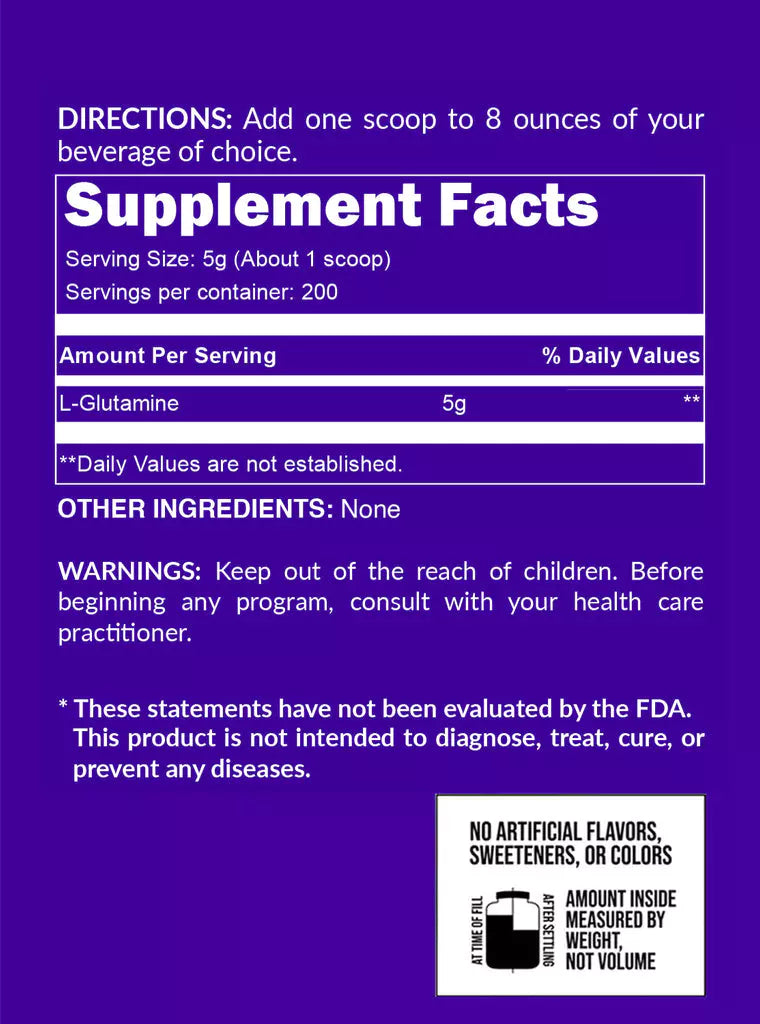 Naked Glutamine 1 KG | SAN Nutrition
