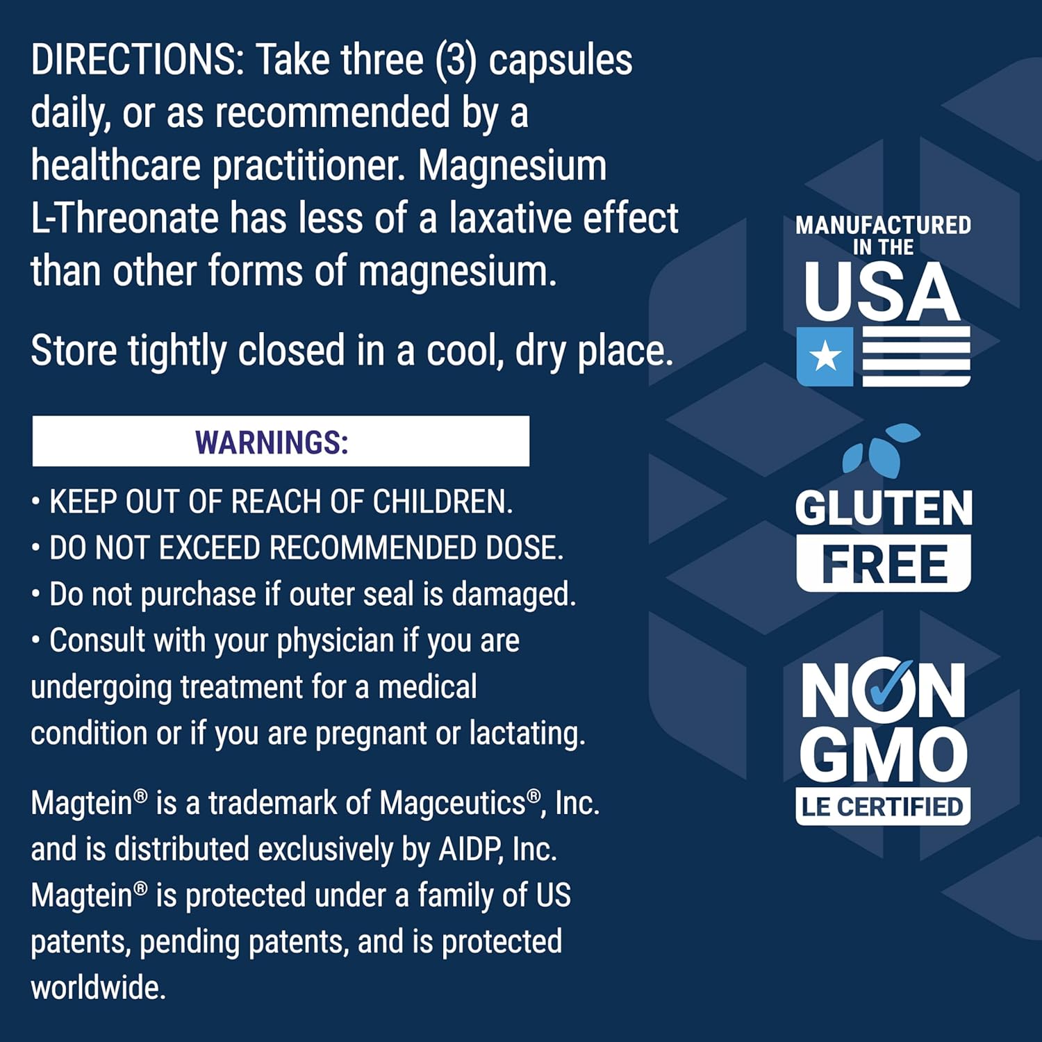 Neuro-mag® Magnesio L-treonato – Life Extension (90 Cápsulas Vegetarianas)