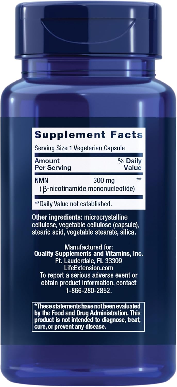 NMN NAD Cell Support 90 caps - Life Extension | Energía Mitocondrial | bhorganic
