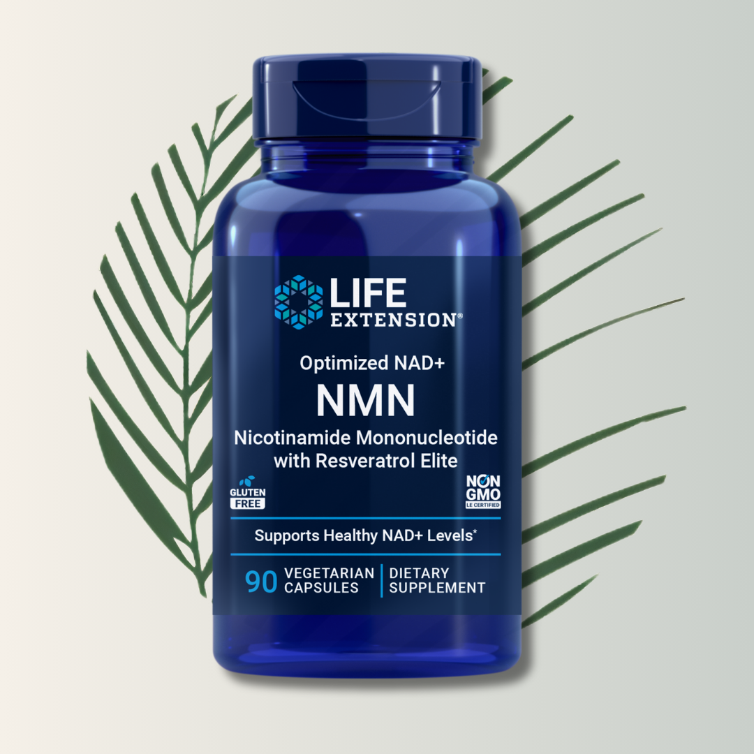 NMN Optimizado NAD + Resveratrol 90 caps - Life Extension | Longevidad Celular | bhorganic