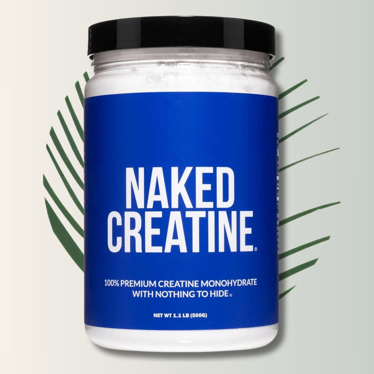 Naked Creatine Monohidrato Puro 500G - 100 Porciones | Sin Sabores ni Aditivos | Máximo Rendimiento Deportivo | bhorganic