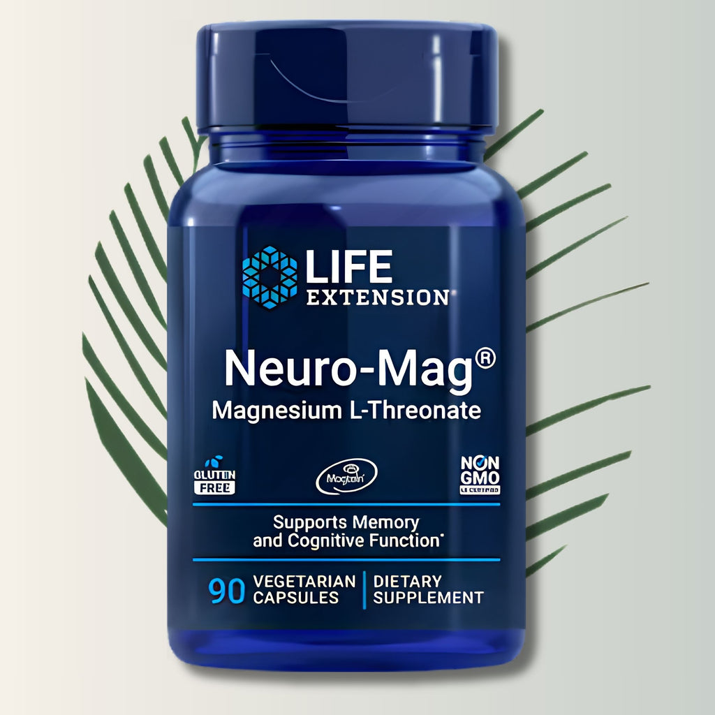 Neuro-mag® Magnesio L-treonato – Life Extension (90 Cápsulas Vegetarianas)