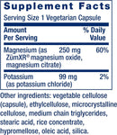 Potassium With Extend-release Magnesium 60 Caps | Life Extension