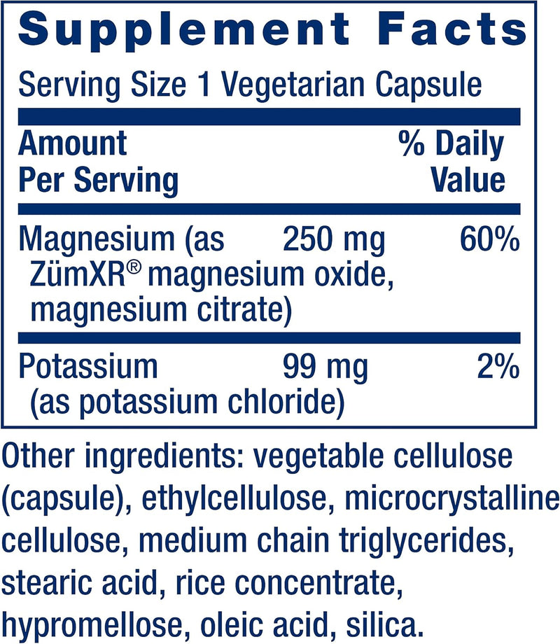 Potassium With Extend-release Magnesium 60 Caps | Life Extension