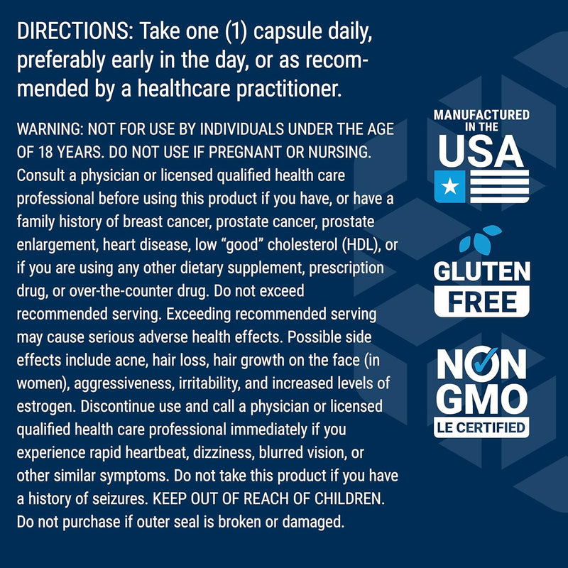 Pregnenolone 100mg Life Extension - 100 Cápsulas | Precursor Hormonal | Bienestar Cognitivo | bhorganic