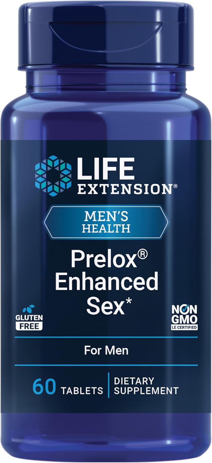 Prelox Enhanced Sex Life Extension - 60 Tabletas | Bienestar Vascular Masculino | bhorganic