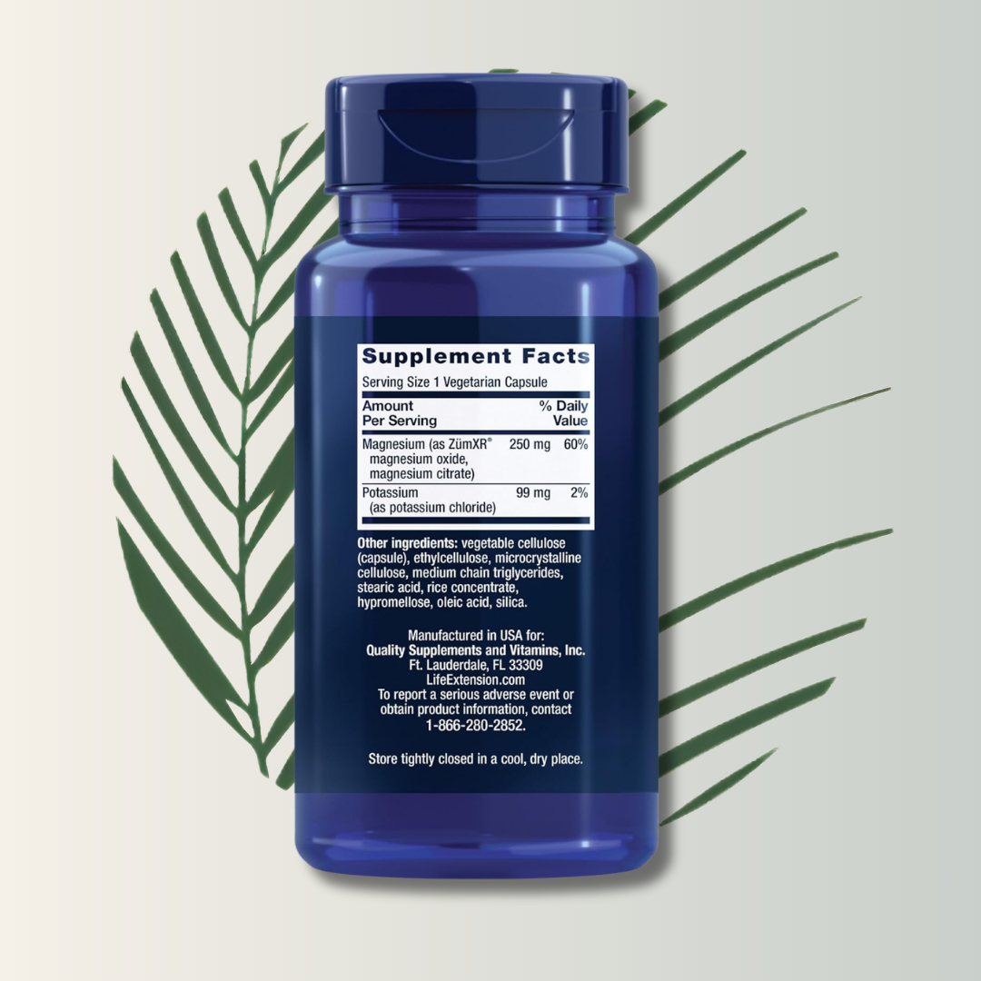 Potassium With Extend-release Magnesium 60 Caps | Life Extension