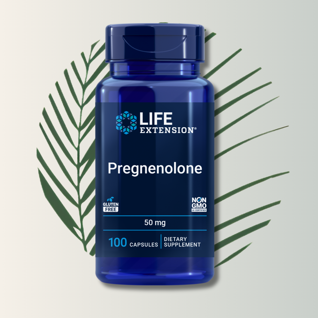 Pregnenolone 50 Mg – Life Extension (100 Cápsulas Vegetarianas)
