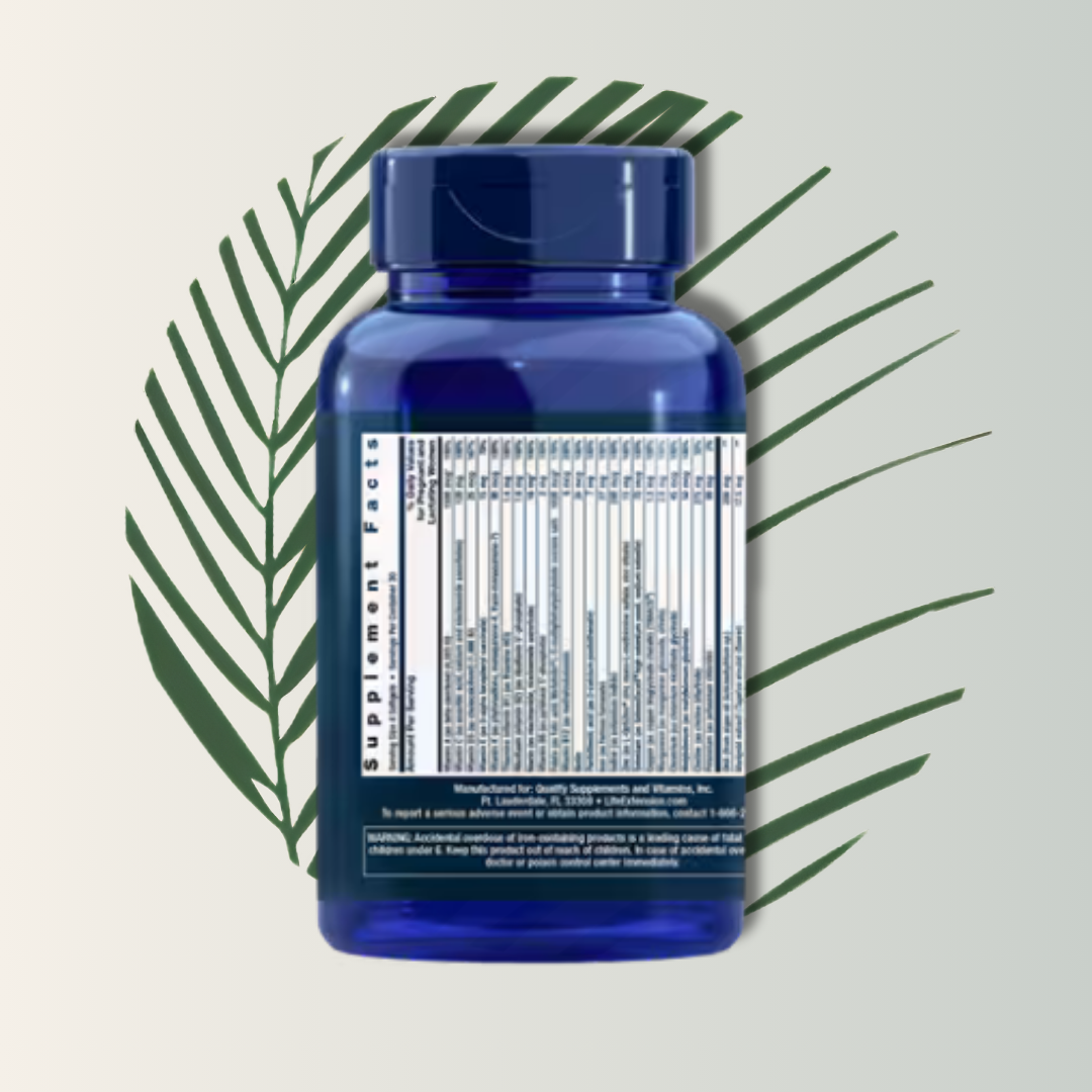 Prenatal Advantage Life Extension - 120 Cápsulas Suaves | Multivitamínico Prenatal | Bienestar Maternal | bhorganic