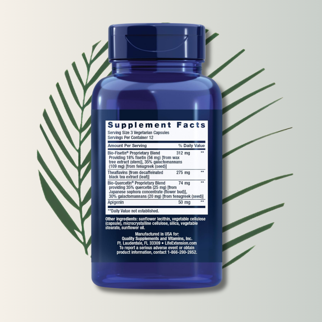 Senolytic Activator 36 Veg Caps | Life Extension