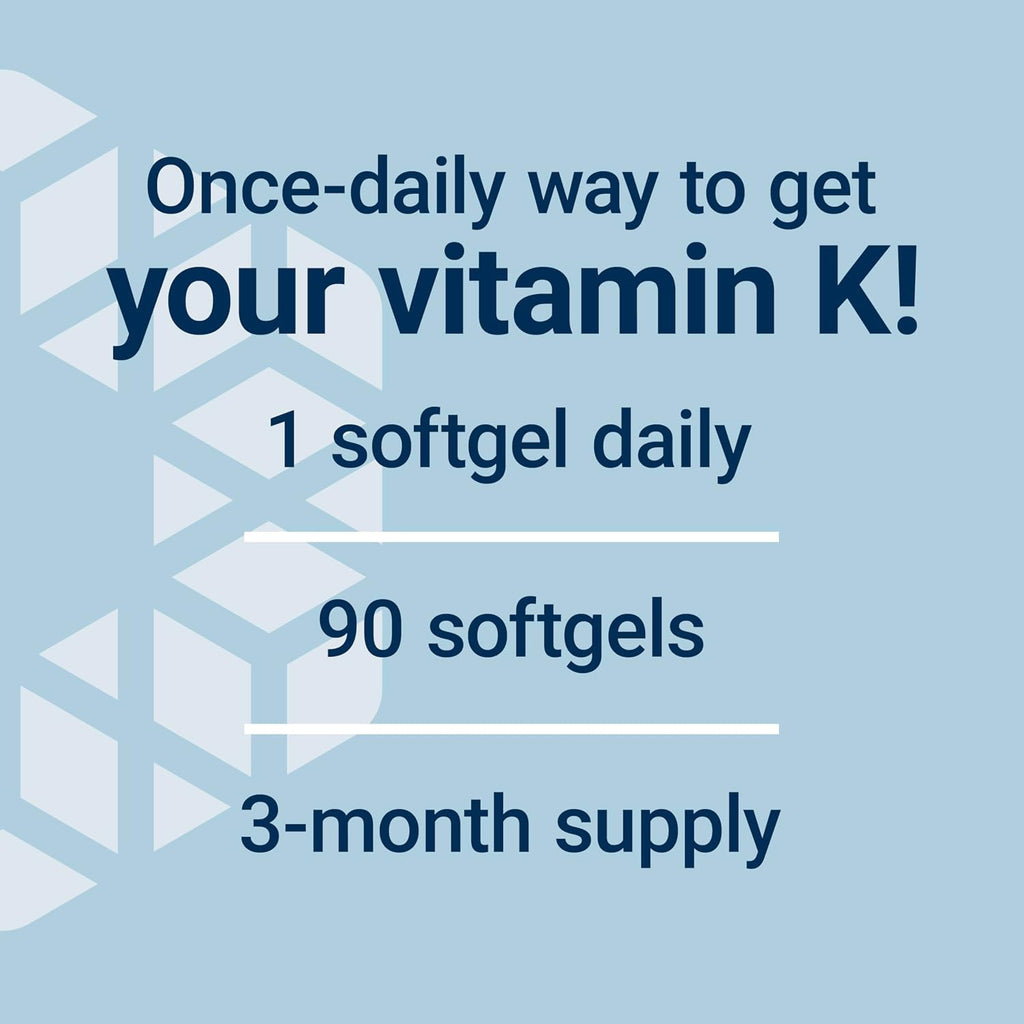 Super K Life Extension - 90 Softgels | Vitamina K Completa | bhorganic