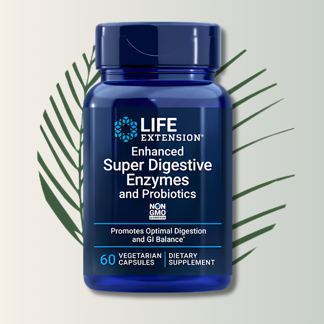 Super Digestive Enzymes And Probiotics 60 Caps | Life Extension