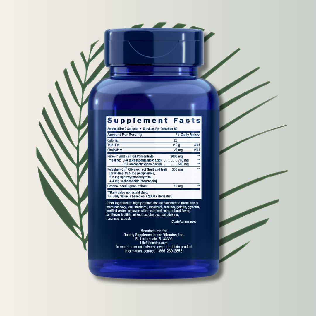 Super Omega-3, 120 Softgels | Life Extension