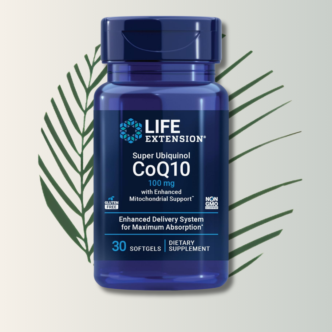Super Ubiquinol CoQ10 with Enhanced Mitochondrial Support™ 100 mg, 30 softgels LIFE EXTENSION