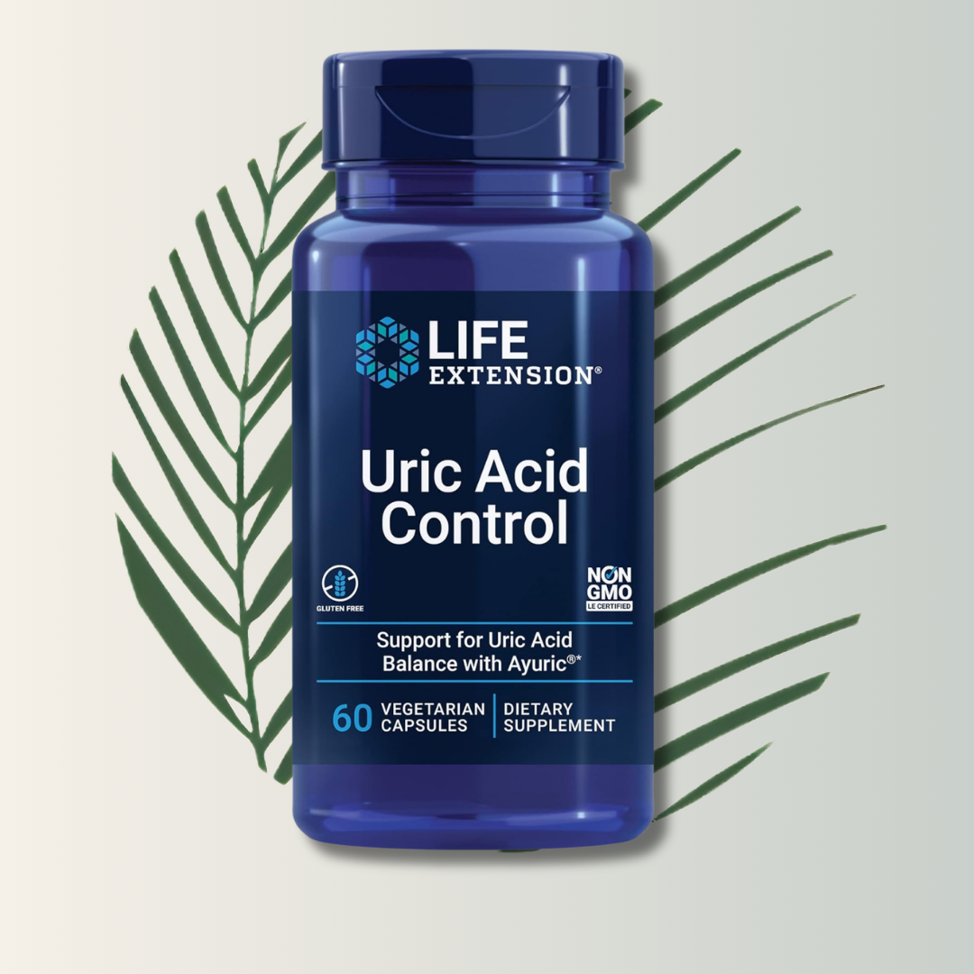 Uric Acid Control Life Extension - 60 Cápsulas | Equilibrio Natural | Bienestar Articular | bhorganic