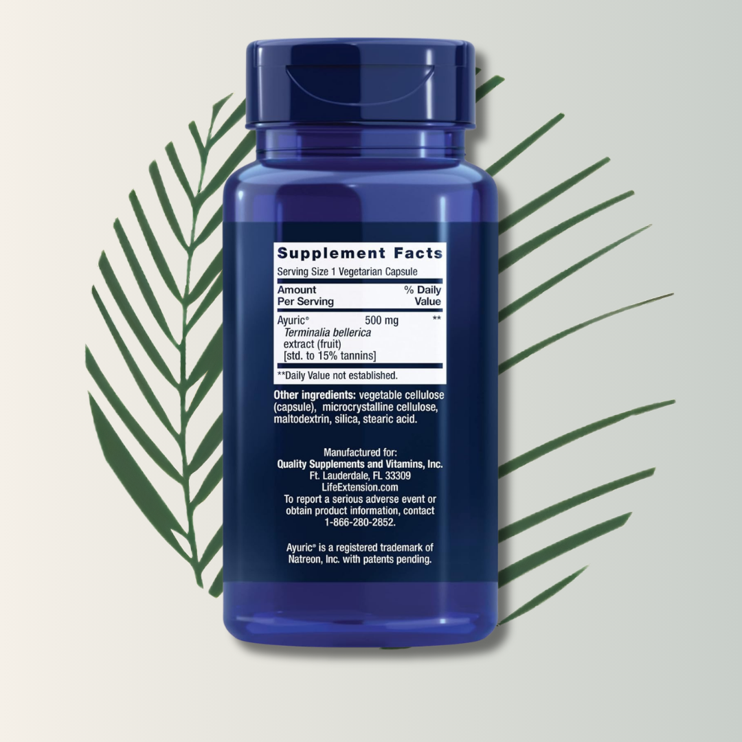 Uric Acid Control Life Extension - 60 Cápsulas | Equilibrio Natural | Bienestar Articular | bhorganic