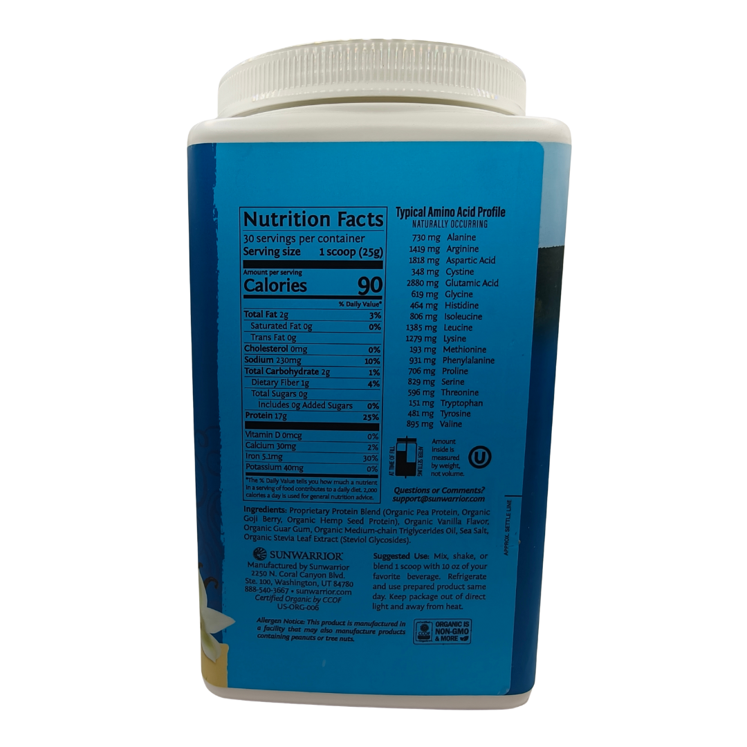 Sunwarrior Blend Vainilla 750 G