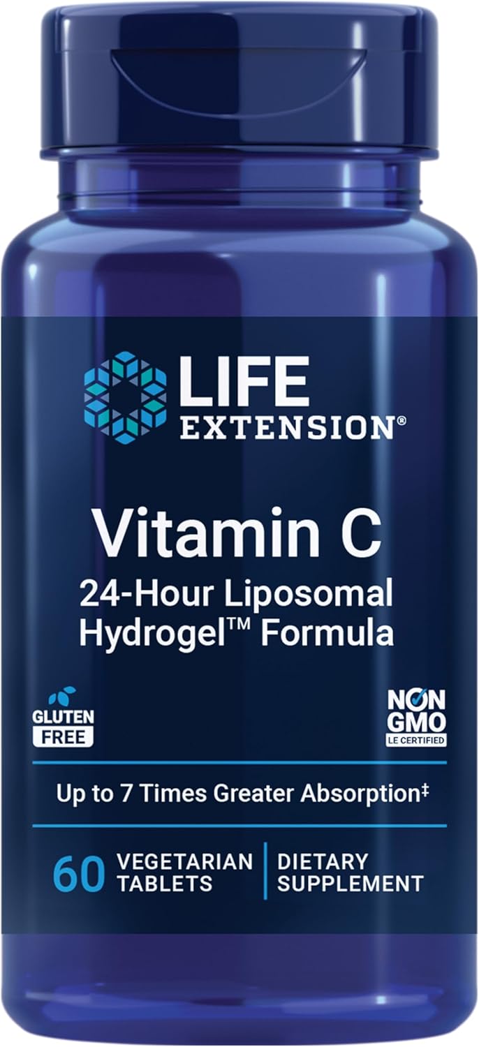 Vitamina C Liposomal 24 Horas Life Extension – 60 Tabletas | bhorganic