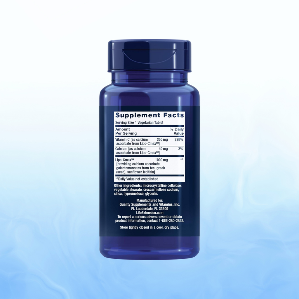 Vitamina C Liposomal 24 Horas Life Extension – 60 Tabletas | bhorganic