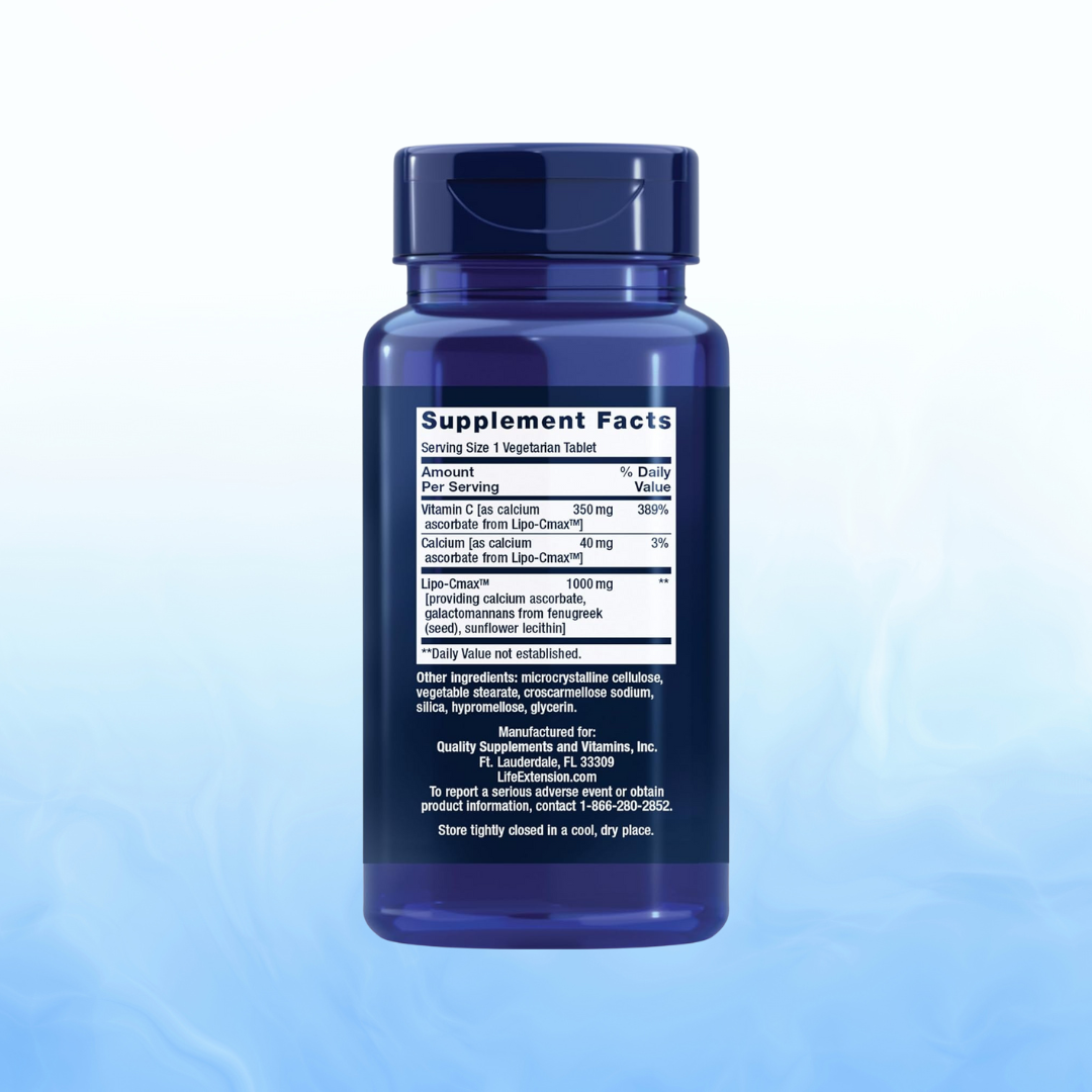 Vitamina C Liposomal 24 Horas Life Extension – 60 Tabletas | bhorganic