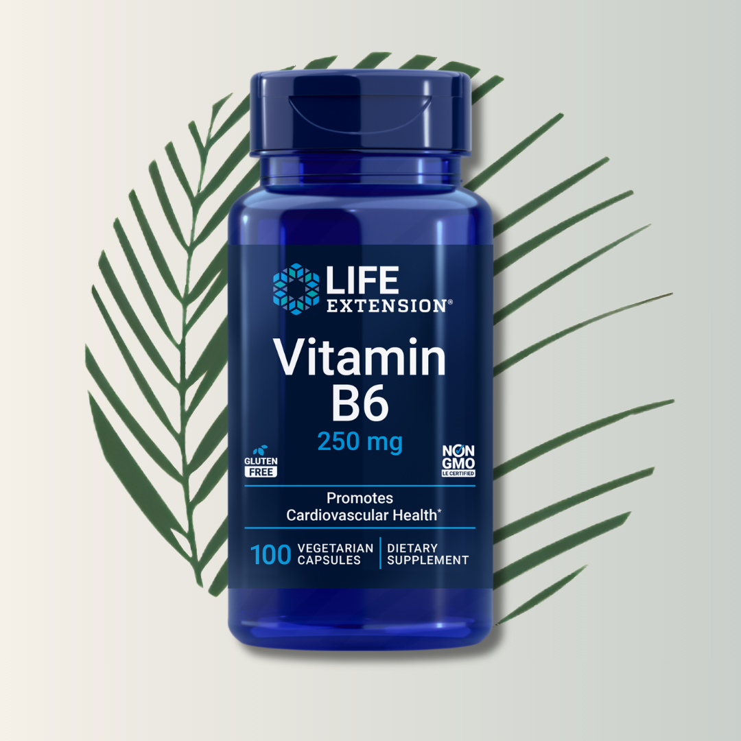 Vitamina B6 250 Mg 100 Caps | Life Extension