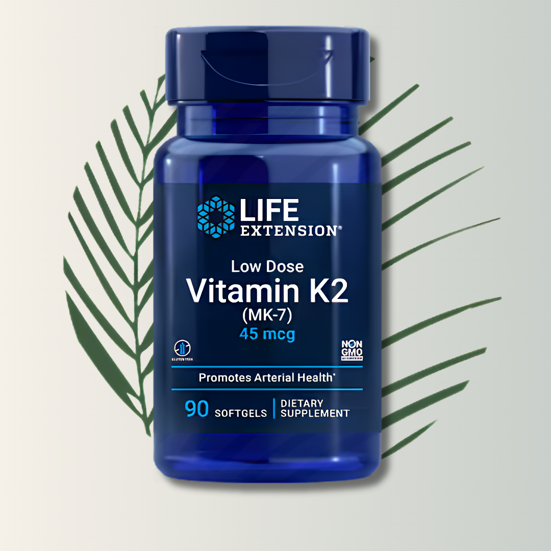 Vitamina K2 45 Mcg, 90 Softgels | Life Extension