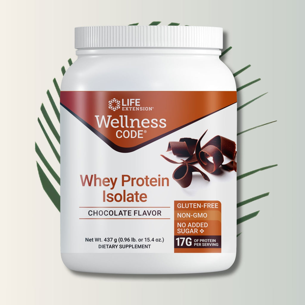 Wellness Code® Concentrado de Proteína de Suero – Chocolate – Life Extension 454 Grs