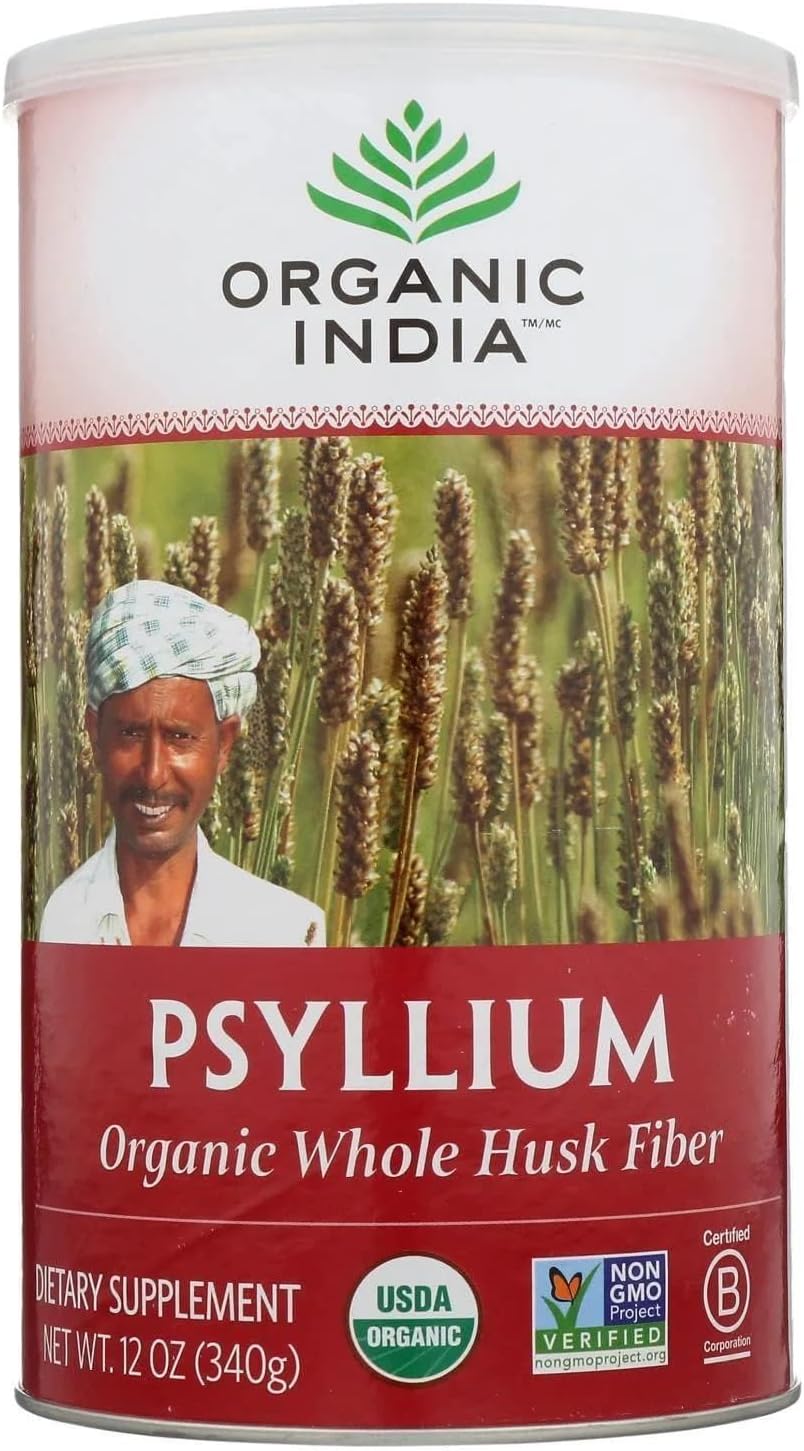 Whole Husk Psyllium Organic India - Fibra Natural | Bienestar Digestivo | bhorganic