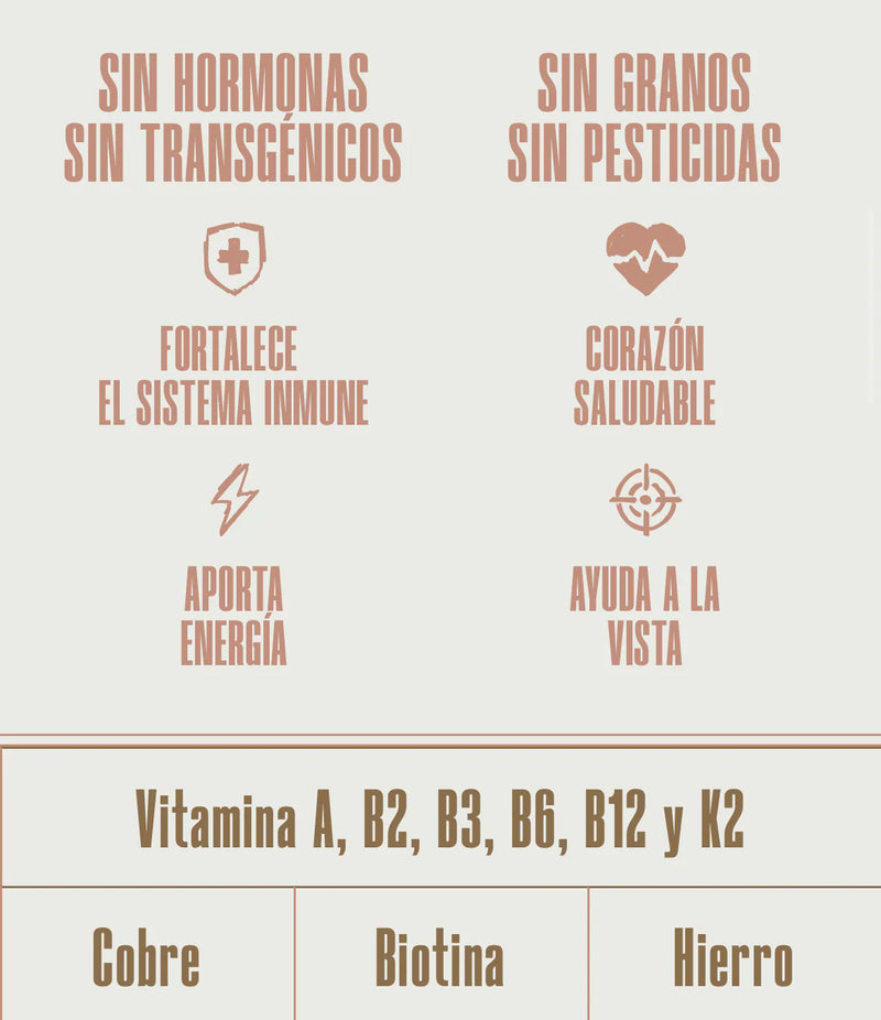 ✨ YEKE CAPSULAS DE HIGADO  DE RES DESECADO ORGANICO Y DE LIBRE PASTOREO 45 PORCIONES