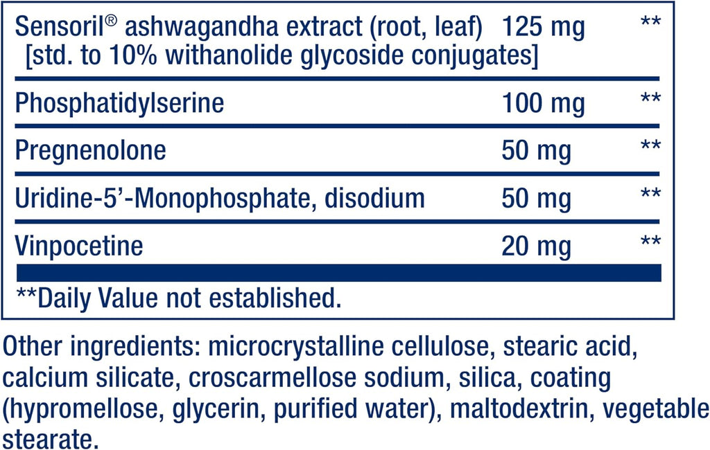 Cognitex Elite Pregnenolone 60 Veg Tablets | Life Extension