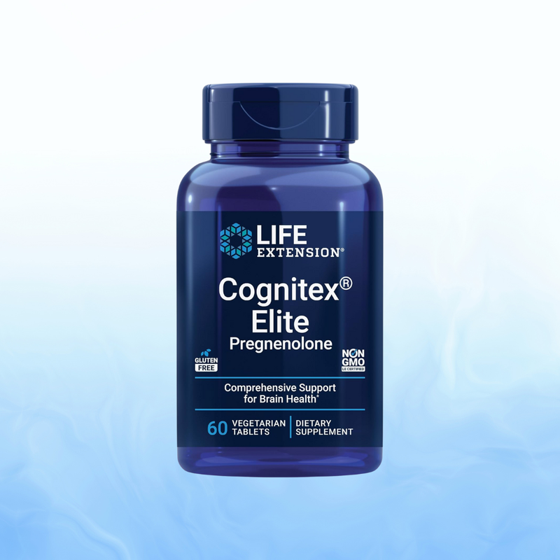 Cognitex Elite Pregnenolone 60 Veg Tablets | Life Extension