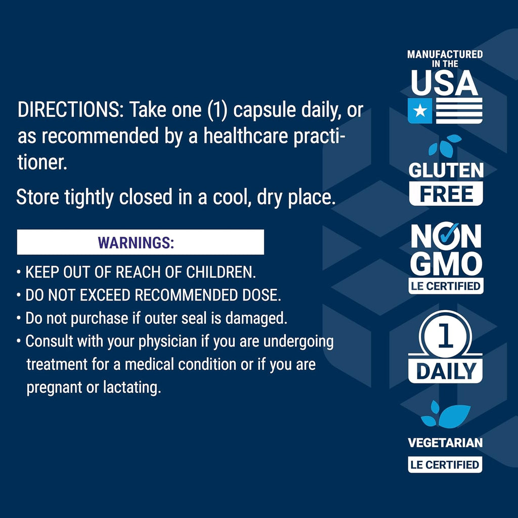 Cortisol Stress Balance Life Extension 30 Cápsulas Vegetales | Manejo del Estrés y Bienestar Diario | bhorganic