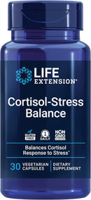 Cortisol Stress Balance Life Extension 30 Cápsulas Vegetales | Manejo del Estrés y Bienestar Diario | bhorganic