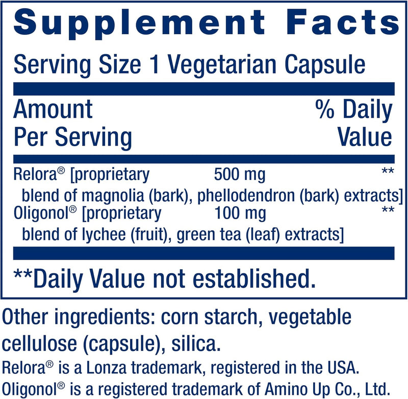 Cortisol Stress Balance Life Extension 30 Cápsulas Vegetales | Manejo del Estrés y Bienestar Diario | bhorganic