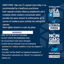 Cran Max Life Extension - 60 Cápsulas | Extracto de Arándano | Salud del Tracto Urinario | bhorganic