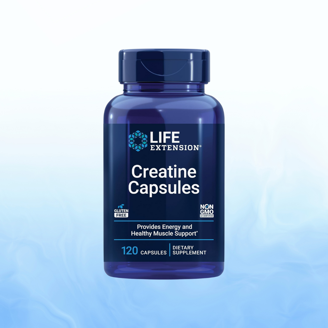 Creatine Capsules Life Extension 120 Cápsulas