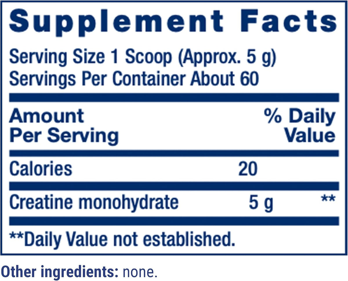 CREATINE POWDER 300G LIFE EXTENSION