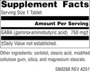 GABA 750mg Source Naturals - 90 Cápsulas Serene Science | Relajación Natural | bhorganic