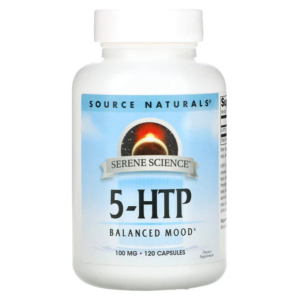 5-HTP 100MG 120 CAPS SERENE SCIENCE SOURCE NATURALS