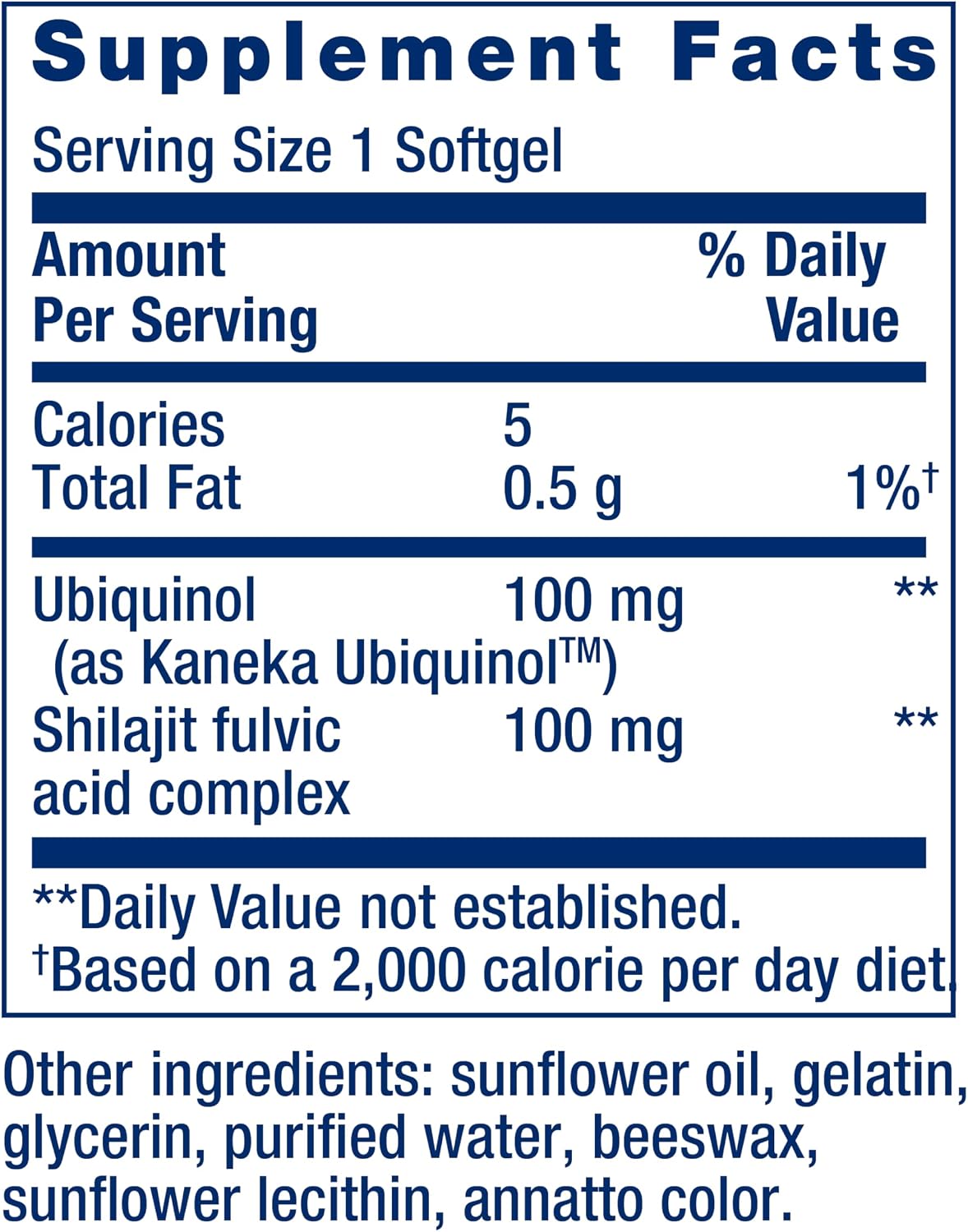 Super Ubiquinol CoQ10 with Enhanced Mitochondrial Support™ 100 mg, 30 softgels LIFE EXTENSION