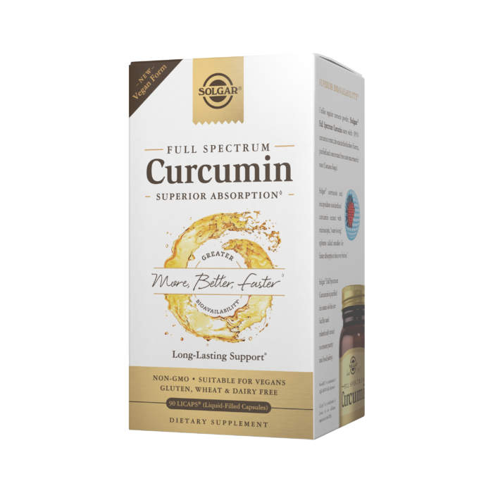 CURCUMIN SOLGAR 90 SOFTGEL AMPLIO ESPECTRO