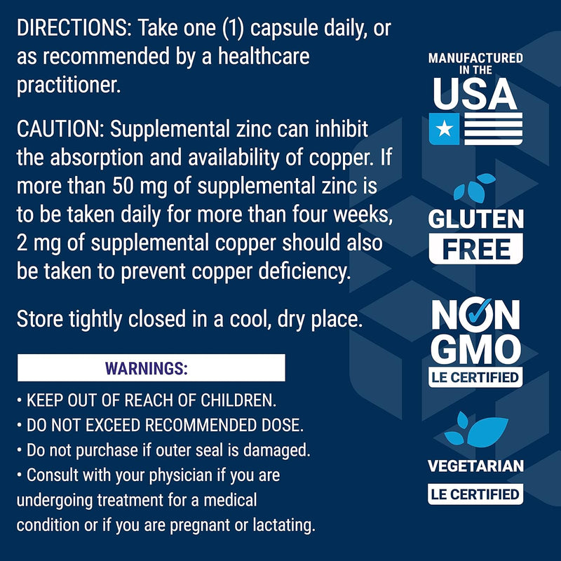 Zinc 50 Mg – Life Extension (90 Cápsulas)