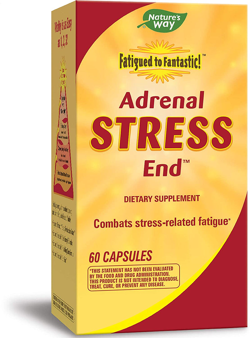 Nature´s Way, Adrenal Stress End, 60 Cápsulas | Fin del estrés suprarrenal