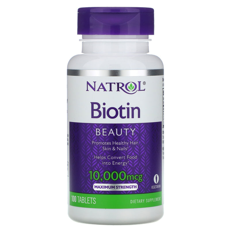 Biotin Natrol 10000 mcg 100 Tablets