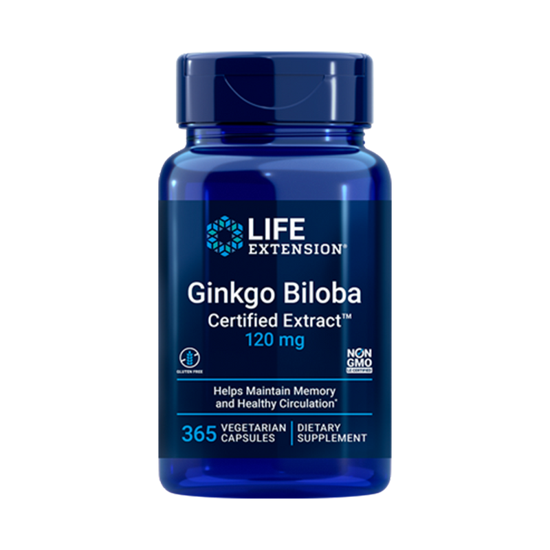 Ginkgo biloba 120 mg 365 caps